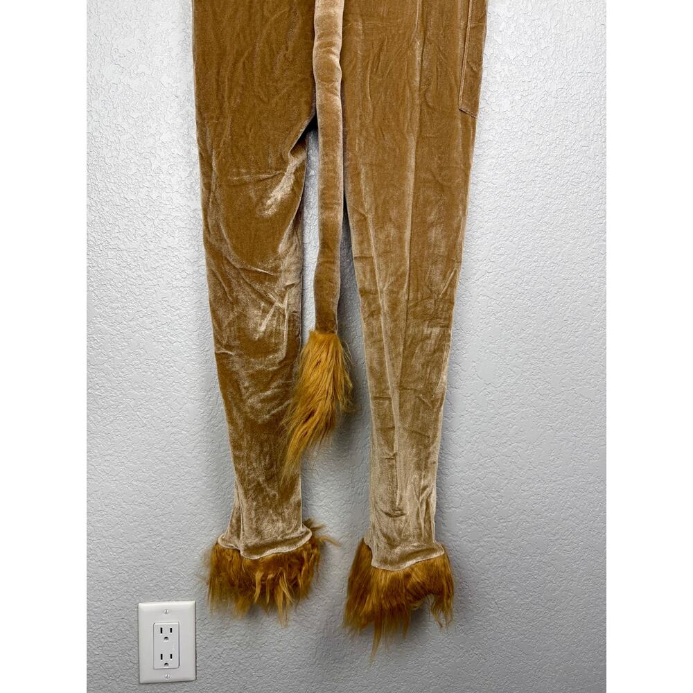 Tipsy Elves NWT Lion Costume Faux Fur Bodysuit M Halloween Party Cosplay Cute - Picture 10 of 12